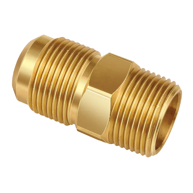 JB INDUSTRIES U1-2A 1/8 inch Male Flare x 1/8 inch Male Pipe Adapter