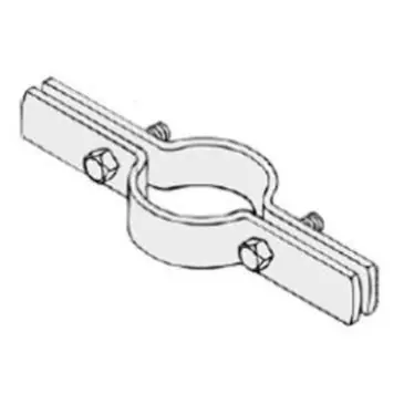 HANGERS 50SS0200 Standard Riser Clamp 2 Inch IPS