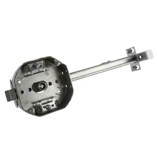 ABB 54151-NP Steel City Octagon Box with Adjustable Bar Hanger