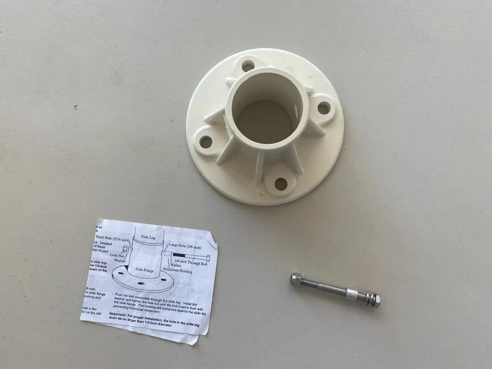 Zodiac Pool System 05-623 Plastic Deck-Mounted Single Flange