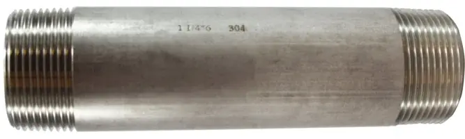 MIDLAND INDUSTRIES 49-128 Schedule 40 Welded Nipple - 316 Stainless Steel