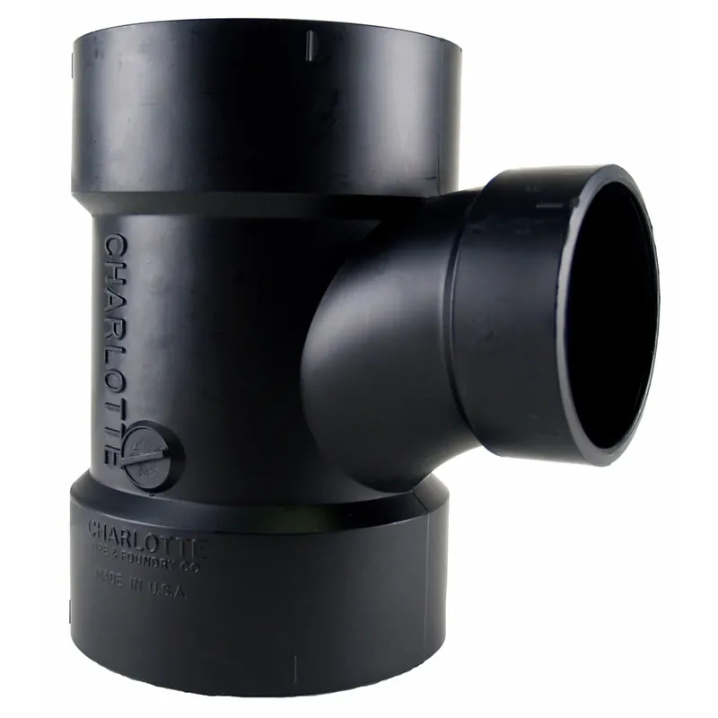 Charlotte Pipe And Foundry ABS004011800 ABS Reducing Sanitary Tee