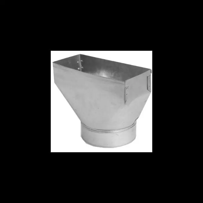 Gray Metal Products 12X4X5-110R Straight Register Boot