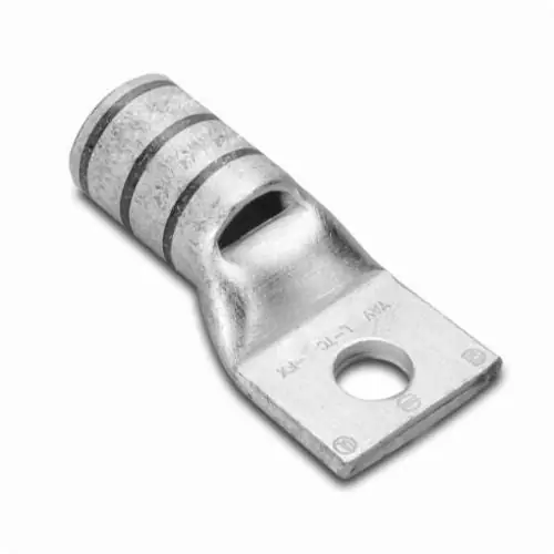 HUBBELL YAV8CL4 Uninsulated Ring Terminal 8 AWG 1/2 Stud