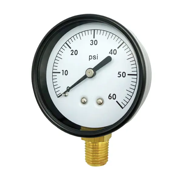 2 1/2'' 60 PSI Pressure Gauge