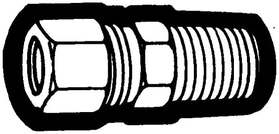 Holyoke Fittings E3-4A T1-4A Brass Compression Fitting