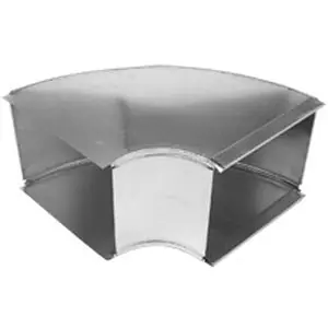 Gray Metal Products 20X12-122SD Slide/Drive Long Way Trunk Elbow