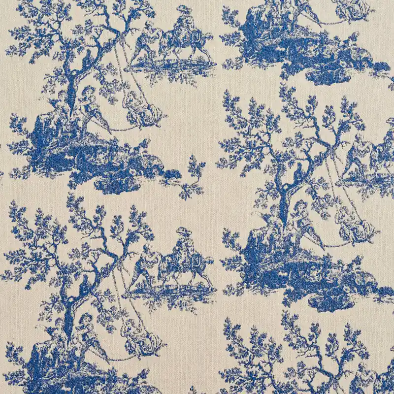 CHARLOTTE 3190 Wedgewood Classic Fabric 71% Cotton 29% Polyester 54 Inches