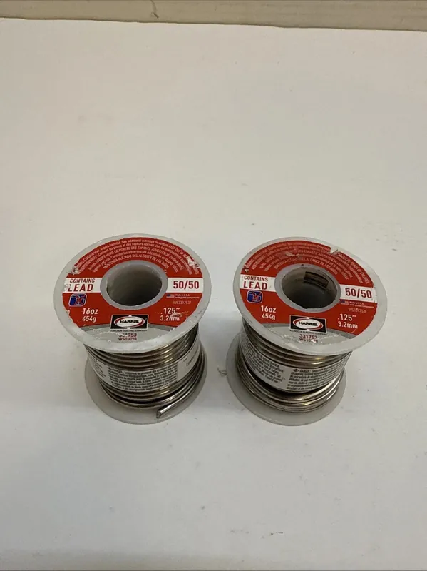 Harris WS10098 50/50 Leaded Solid Wire Solder
