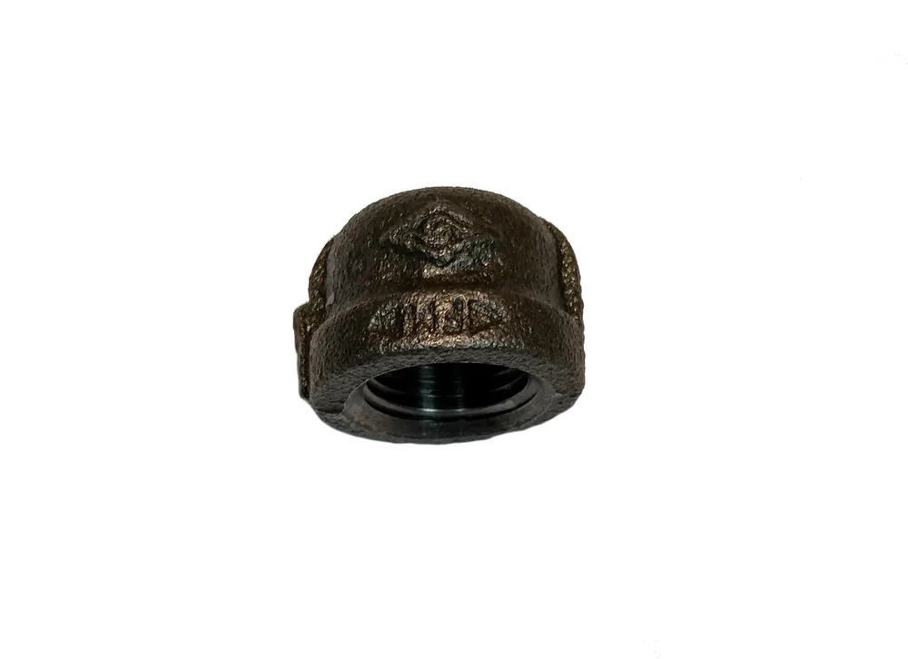Malleable 521-401 Black Malleable Iron Pipe Cap