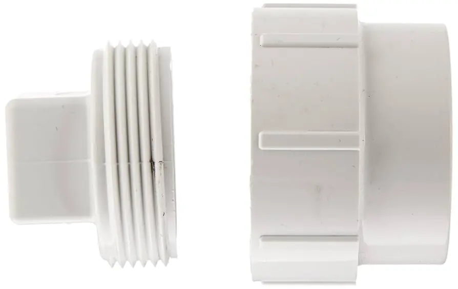 NIBCO P105X-030 3 PVC DWV Fitting Cleanout Adapter w/ Plug