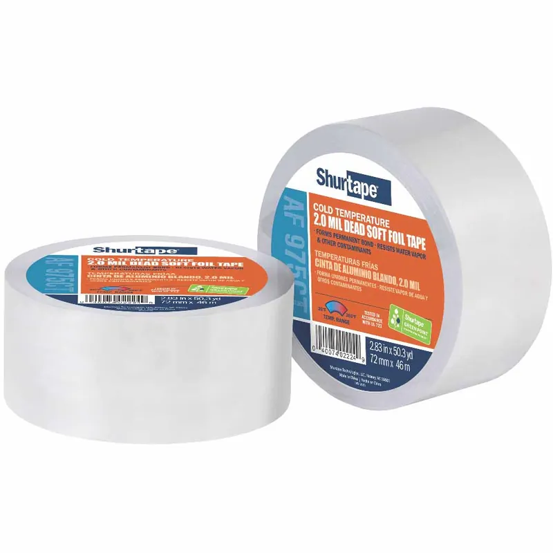 Shurtape 232043 Cold Temperature Aluminum Foil Tape