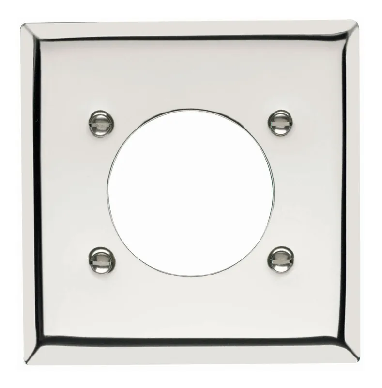 LEGRAND PASS & SEYMOUR S3862-C 2-Gang Chrome Power Outlet Wall Plate