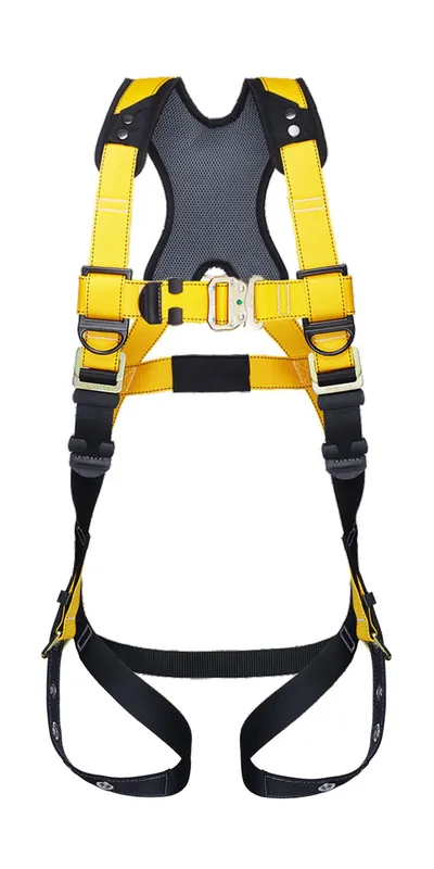 Guardian Fall Protection 37117 Series 3 Harness, Back D-Ring with QC Chest and TB Leg Buckles