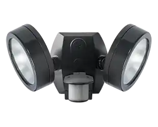 Rab SMSLES2X13 Leslie Dual Head LED Flood Light with Mini Sensor