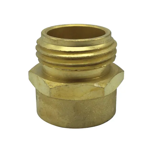 3/4'' Male Garden Hose Thread X 3/4'' Female IPS Hose Nipple (Lead-Free)