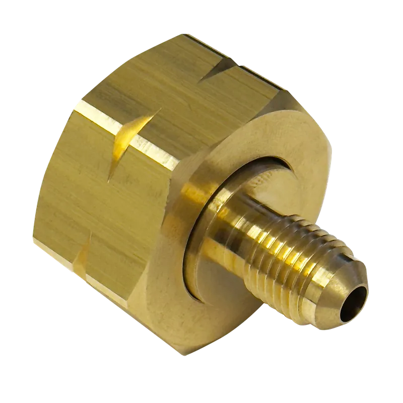 JB Industries CV-LH-20004 Left-Handed CGA 670 x 1/4 SAE Flare Adapter