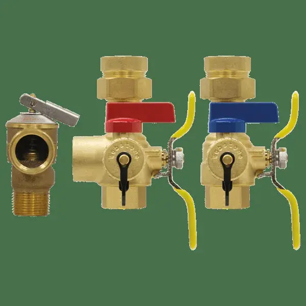 NIBCO H-44444 Isolator Valve, 1 in, FIP Union x FIP, Wing Lever Handle