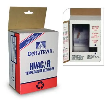 DeltaTrak 17100 HVAC/R Single-Use Temperature Chart Recorder