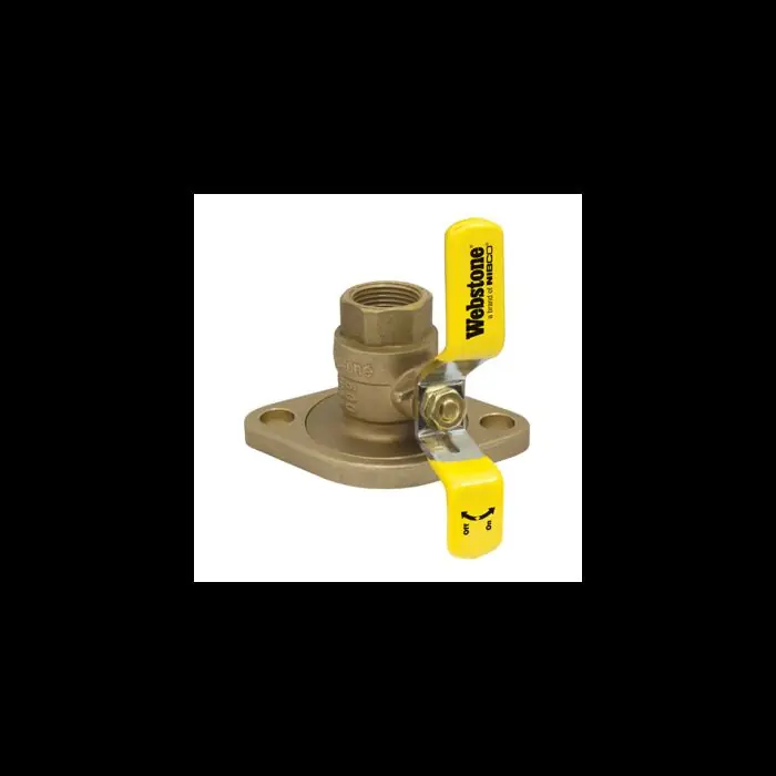 NIBCO H-41404 Forged Brass Ball Valve 1 in. FPT x Flanged