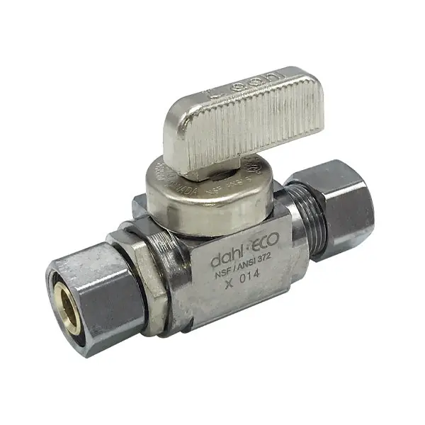 3/8'' FEMALE X 3/8'' OD Retrovalve – Lead-Free