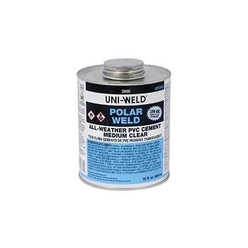 Oatey G2636S Polar-Weld 2600 All Weather Low VOC PVC Solvent Cement
