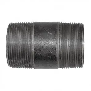 SPEARS 10260 Black Malleable Iron Nipple - 1/4 x 6