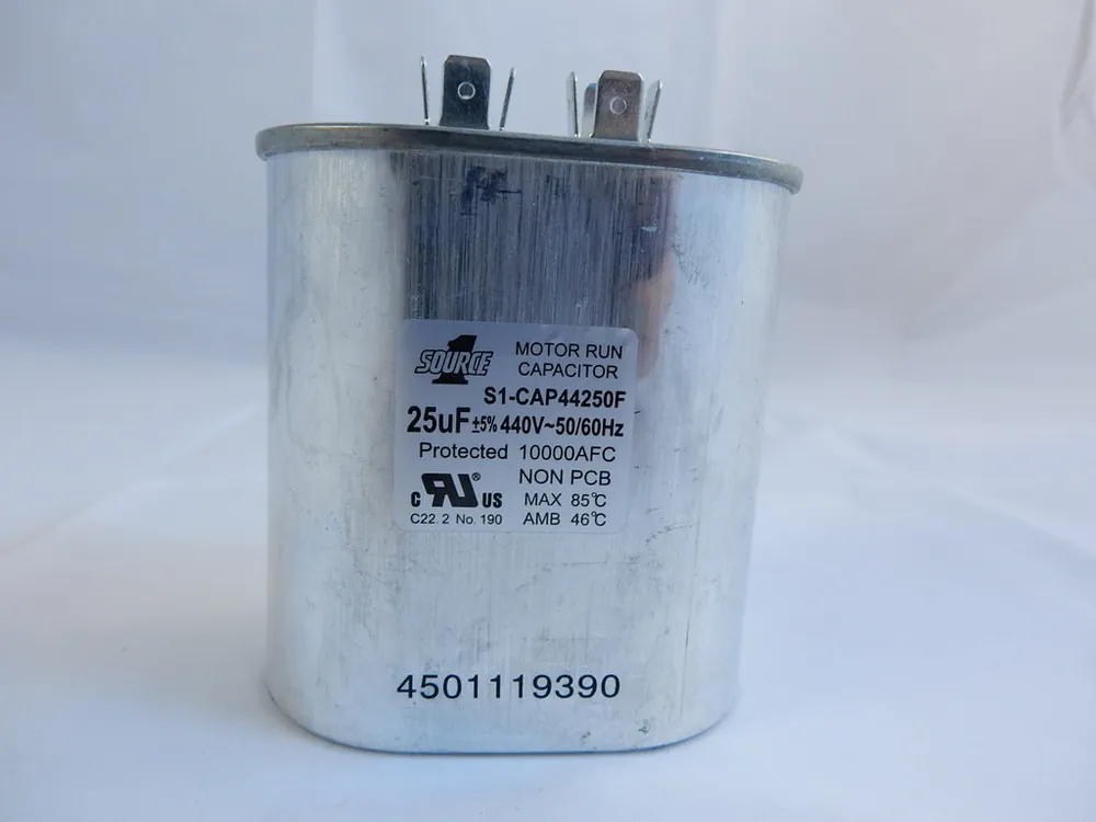 Source1 CAP44250F Single Run Capacitor 25 MFD 440V
