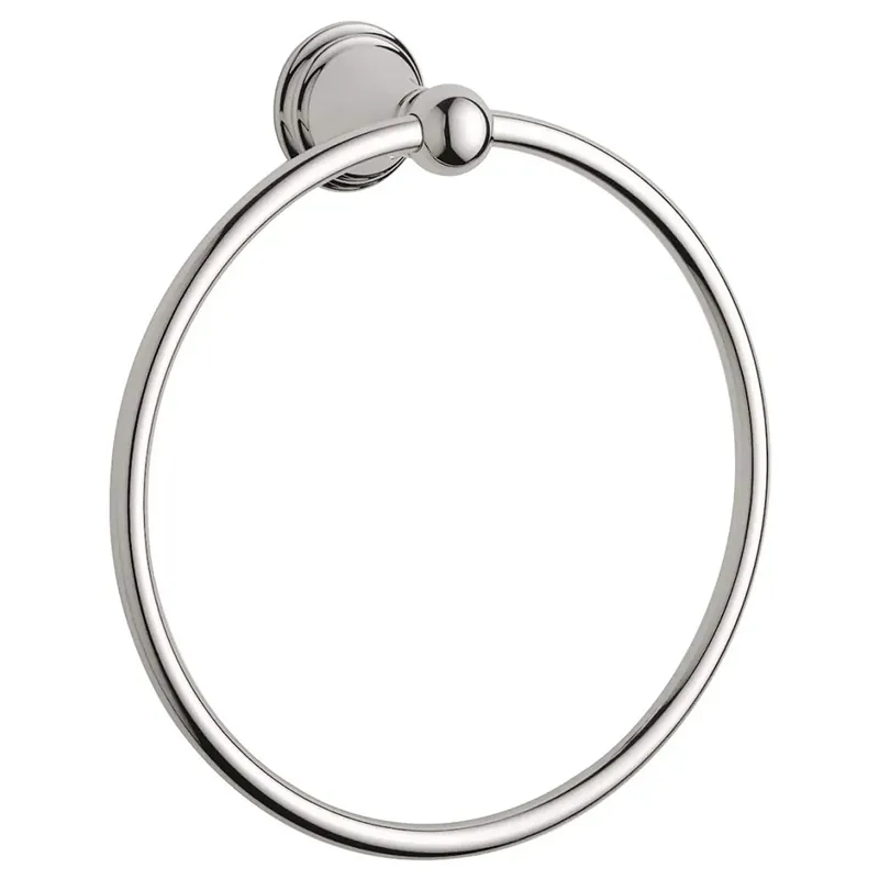 GROHE 40151BE0 Geneva Towel Ring Polished Nickel