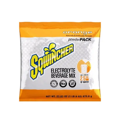 KENT PRECISION FOODS 159016041 Kent Precision Foods Sqwincher Powder Pack Oral Electrolyte Solution Orange Flavor 23.83 oz