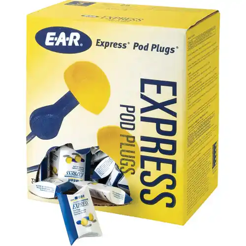 3M 321-2100 E-A-R Express Pod Plugs Earplugs Uncorded