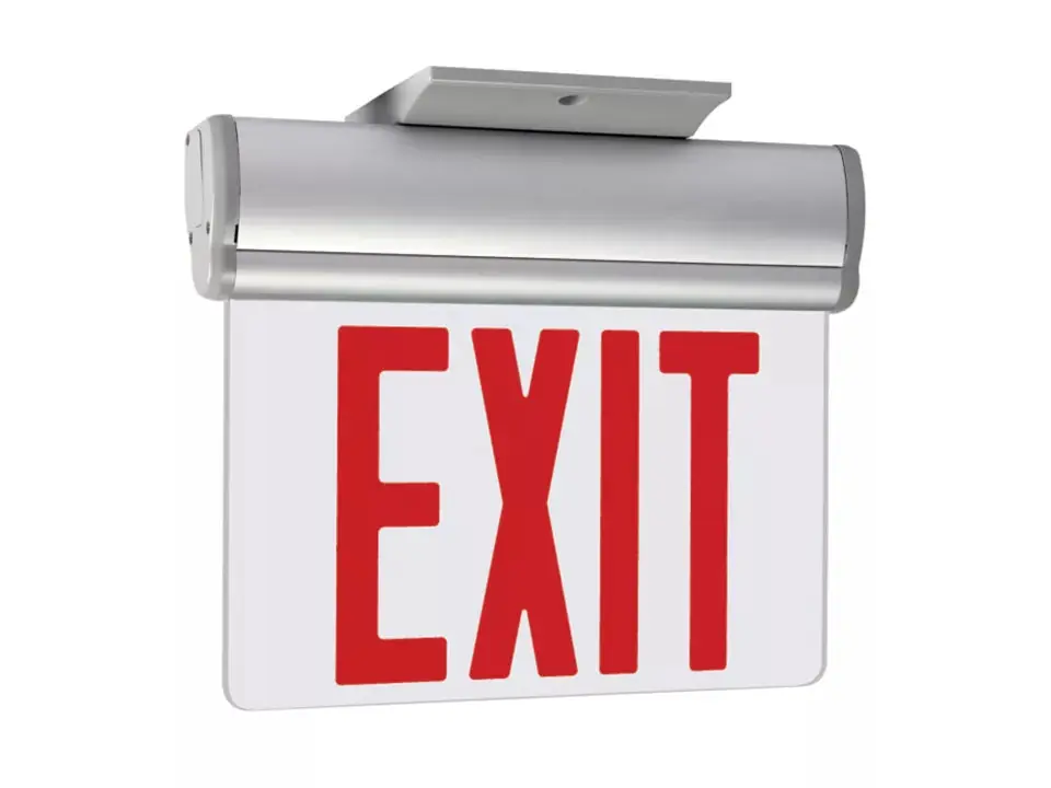 SURE-LITES SCX70R Universal Edge Lit Exit Sign
