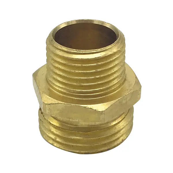 3/4'' Male Garden Hose Thread X 3/4'' Male IPS X 1/2'' Female IPS Hose Nipple (Lead-Free)