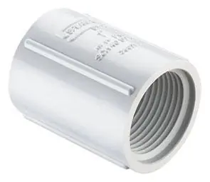 SPEARS 10114 PVC Schedule 40 Coupling - 1/2 FxF