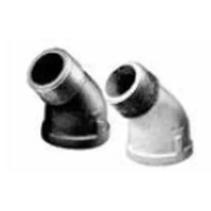 MATCO-NORCA ZMBLST4506 Black Malleable Iron 45 Degree Street Elbow 1-1/4 Inch