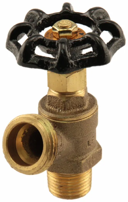BOSHART 0853-07NL 3/4 in. MPT x GHT Brass Sediment Faucet