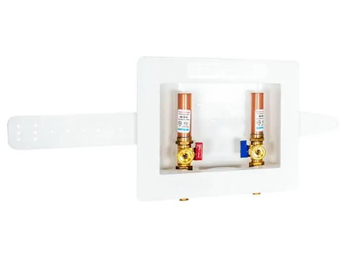 RWC 60247 Washing Machine Outlet Box with Hammer Arrestors
