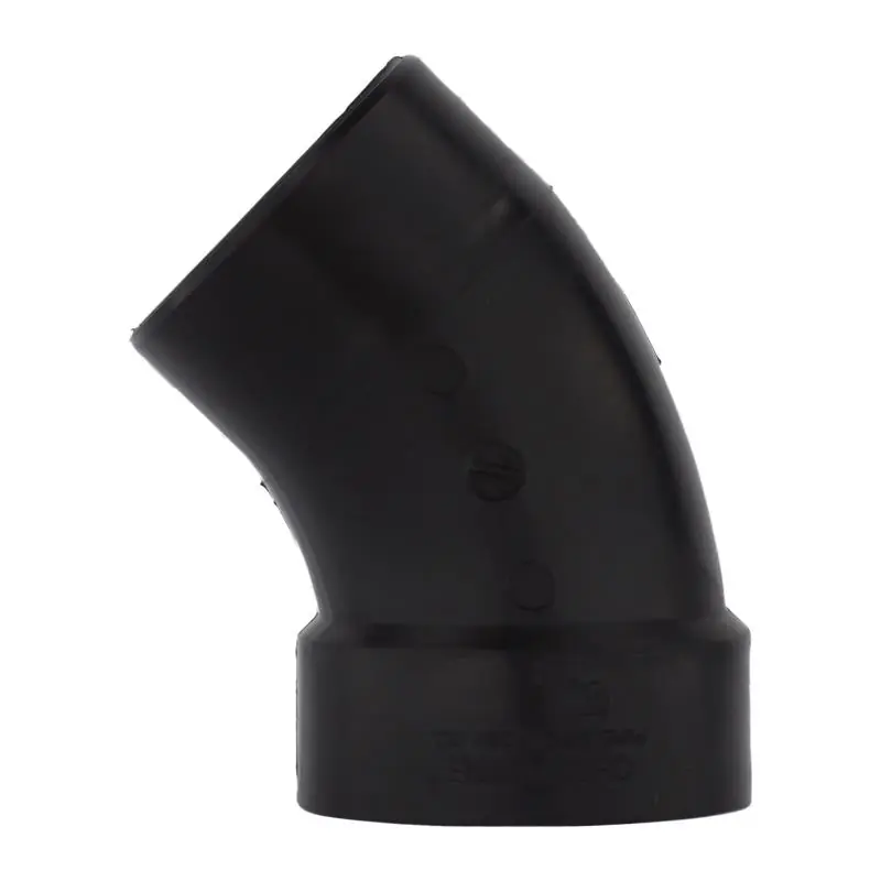 Charlotte Pipe And Foundry ABS003231200 4 in. Hub x Spigot 45 Degree ABS Elbow