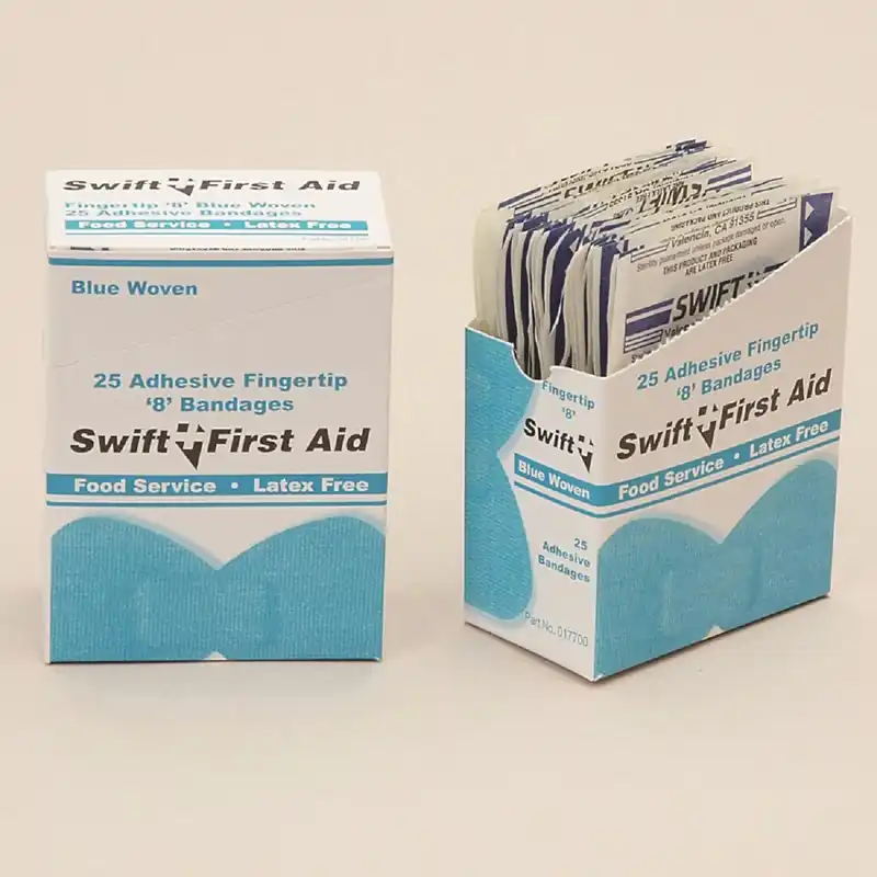 Honeywell 017700S Blue Woven Fingertip Bandage