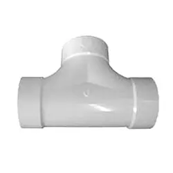 NIBCO P448-040 4 DWV PVC 2-Way Cleanout