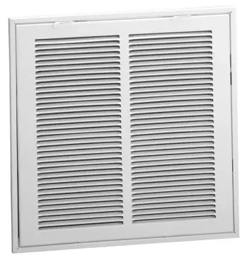 HART & COOLEY 6592014W Steel Return Air Filter Grille with 1/3in Fin Spacing
