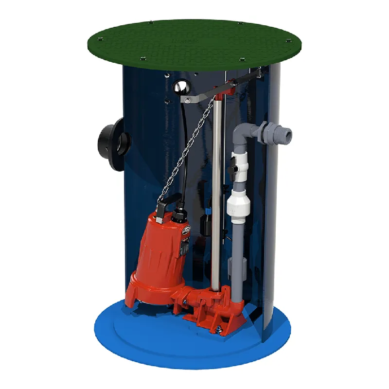 LIBERTY 2448LSG202 Simplex Grinder Basin Package with 2 HP (24 x 48) Replacement MPN