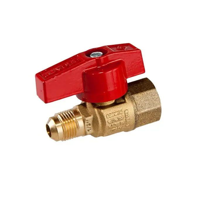 BUGATTI 609-9665-005005 Forged Brass Ball Valve - 1/2 x 1/2 FxFlare