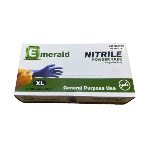 Blue Nitrile Gloves (XL) (100 Per Box)