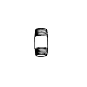 Approved B00336 Conduit Nipple 3/4 x 3 in Galvanized