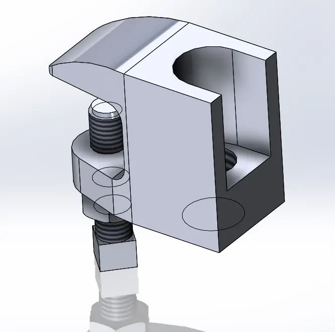 HANGERS 62SS0038 Small Mouth Beam Clamp 3/8-16 Rod