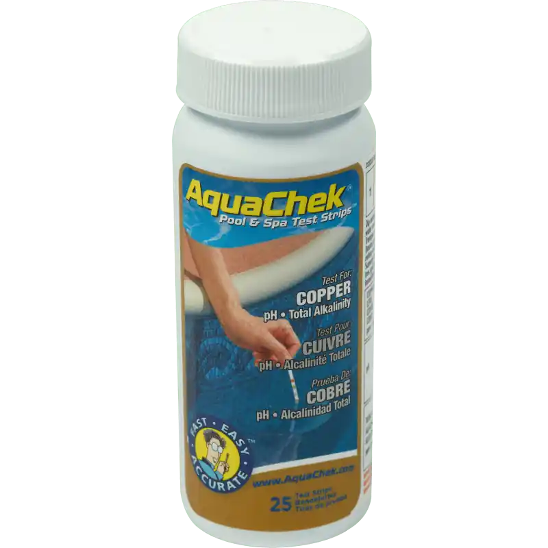AQUACHEK HACH 512232 Copper 3-in-1 Test Strips