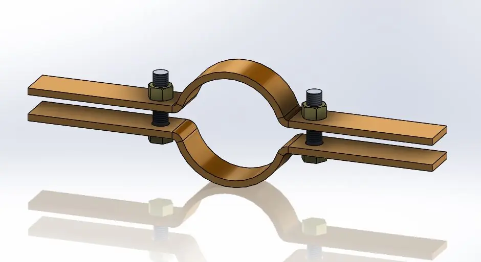 HANGERS 50CTI0200 Riser Clamp 2 Inch