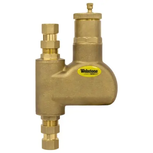 NIBCO H-74003-V 3/4 FIP Vertical Brass Air Separator