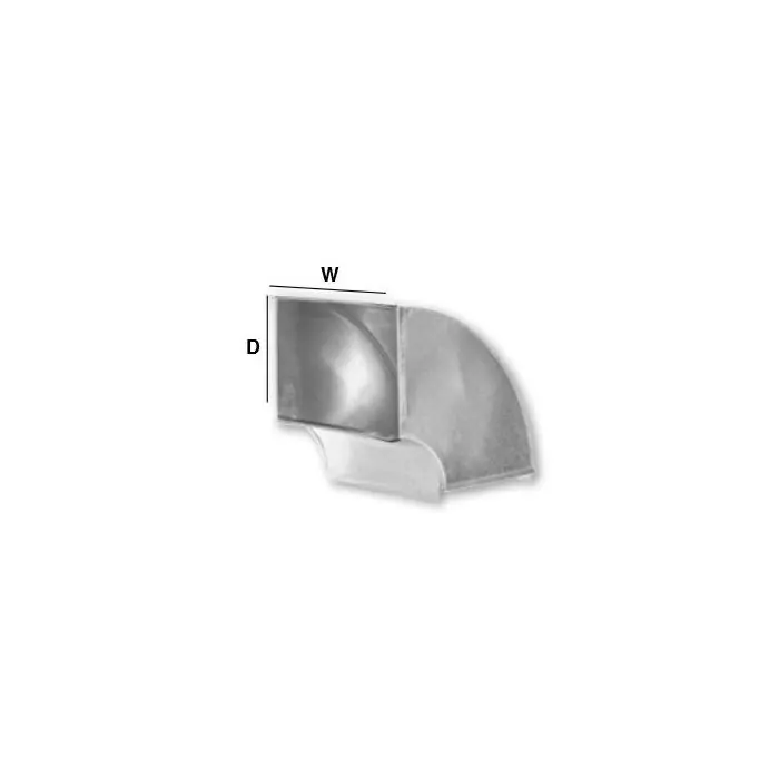 Gray Metal Products 10X8-120SD Slide & Drive Trunk Elbow